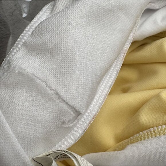 Abercrombie Kids Floral One-Piece Swimsuit Girls 13/14 Yellow Swimwear Beach - Picture 9 of 12